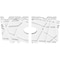 Ekena Millwork Novo Architectural Grade PVC Ceiling Medallion, 16"W x 10 5/8"H x 3"ID x 5 1/2"C x 1"P, Two-Piece CMP16X10NO2-03000 - alternate 4